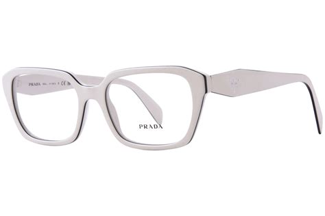 prada pr 14zv|Prada PR 14ZV 12J1O1 Eyeglasses in White .